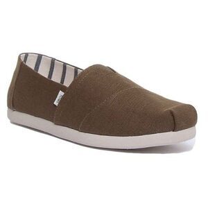 Toms NEW Men's Military Heritage Canvas in Dark Green Size 11